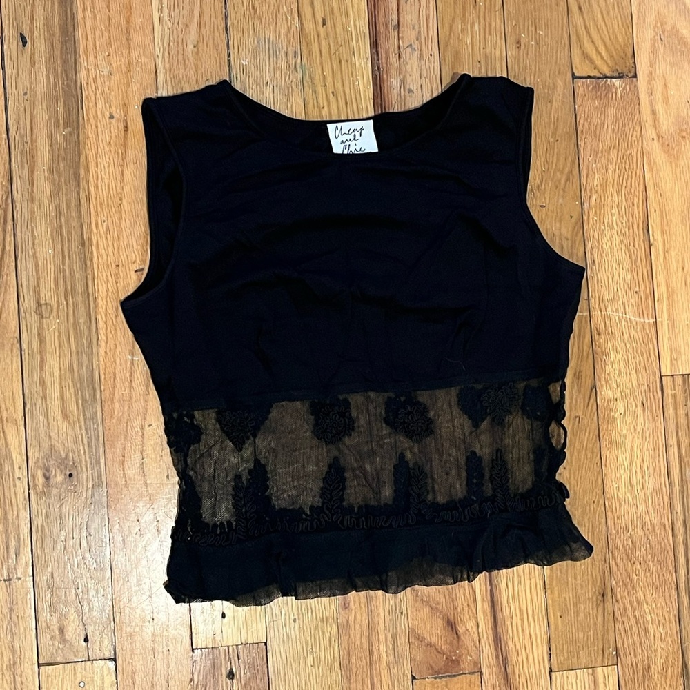 vintage moschino cheap and chic top